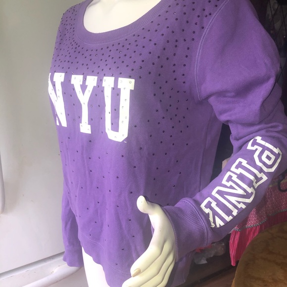 Pink Victoria’s Secret collegiate Sweatershirt - Picture 4 of 6